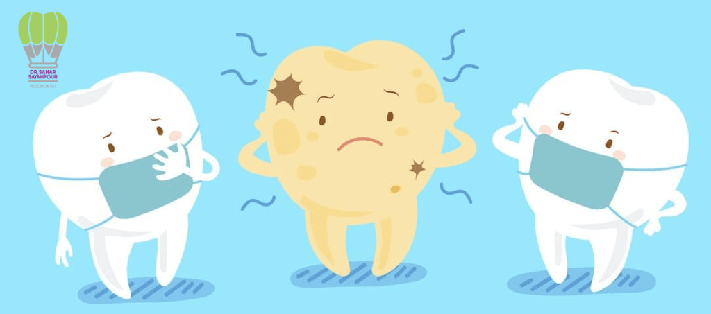 جلوگیری از سیاه شدن دندان کودکان 