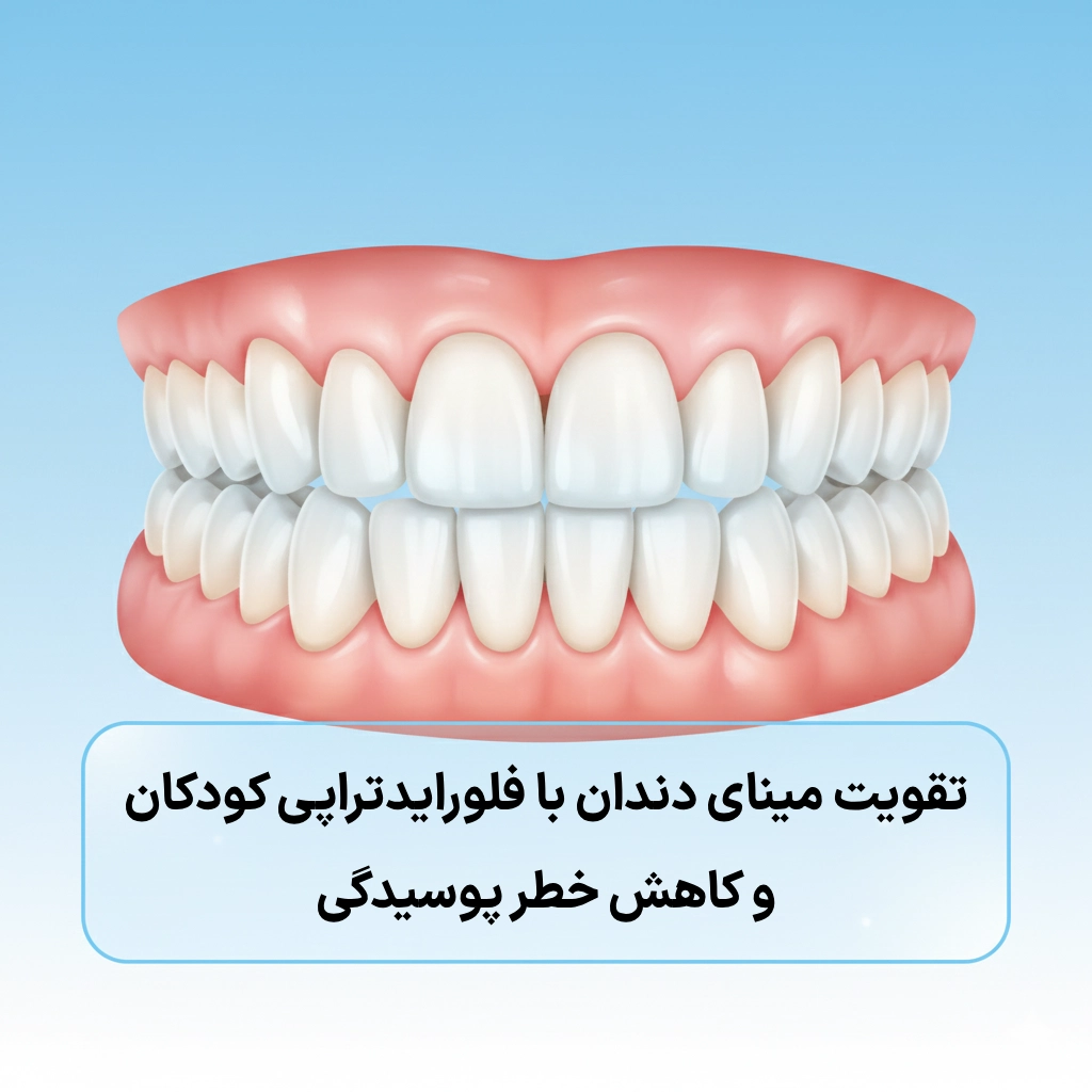 تقویت مینای دندان با فلورایدتراپی کودکان و کاهش خطر پوسیدگی
